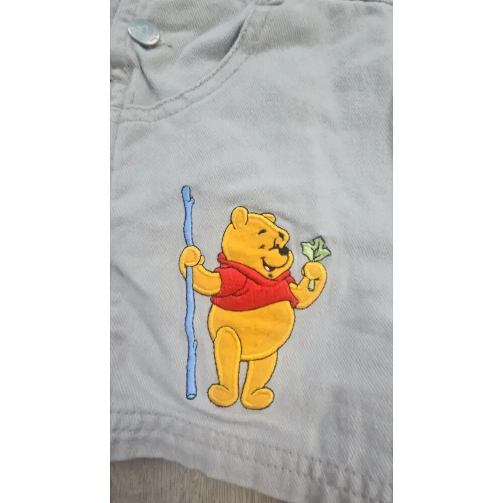 vintage 90s pooh anf tiger overalls 